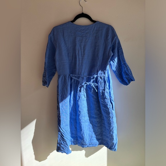 SOLD Not Perfect Linen Mama Dress - Picture 2 of 5